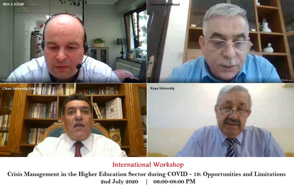 International Workshop; Koya University; Warsaw University of Life Sciences WULS – SGGW, University of Mosul; Cihan University-Erbil
