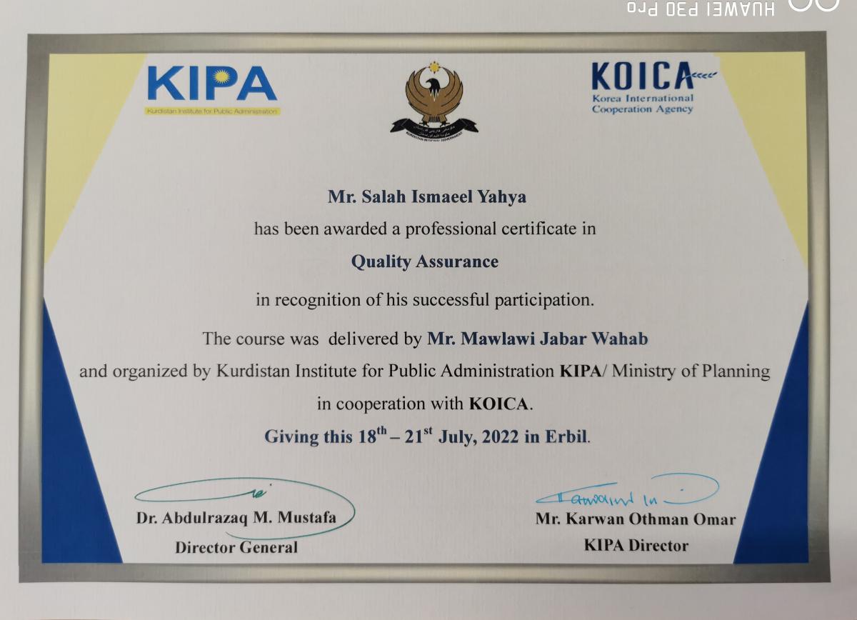 Salah I. Yahya; KIPA