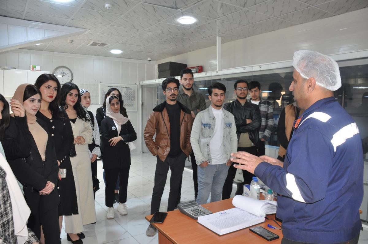 خوێندکارانی قۆناغی سێیەمی بەشی بایۆلۆجی سەردانێکی زانستییان ئەنجامدا
