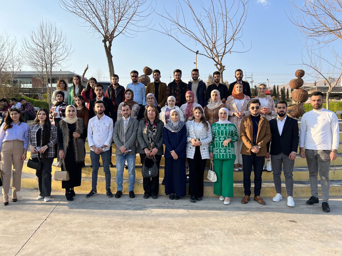 خوێندکارانی بەشی ژمێریاری فاکەڵتیی زانستە مرۆڤایەتی و کۆمەڵایەتییەکان سەردانێکی زانستییان ئەنجامدا
