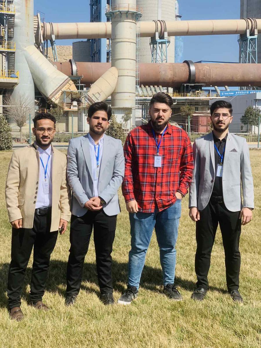 خوێندکارانی بەشی ئەندازیاری کیمیاوی سەردانێکی زانستییان ئەنجامدا