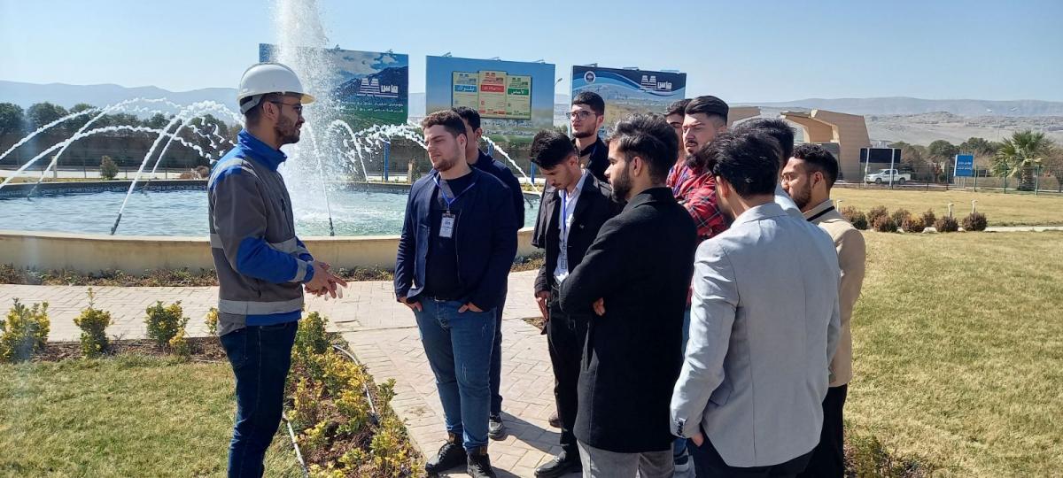 خوێندکارانی بەشی ئەندازیاری کیمیاوی سەردانێکی زانستییان ئەنجامدا