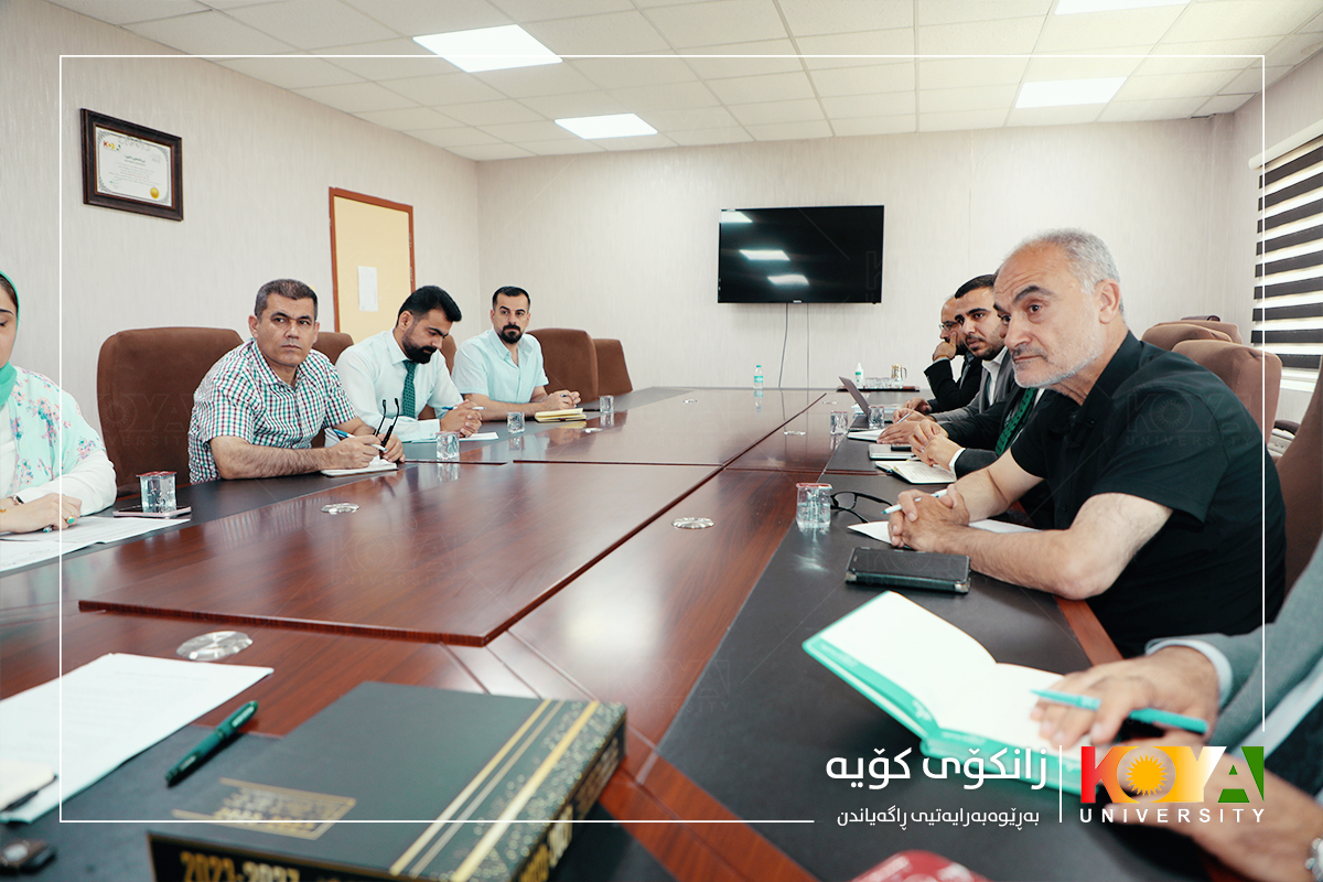ەرۆکی زانکۆی کۆیە سەرپەرشتی کۆبوونەوەی لیژنەی جێبەجێکردنی کۆڵەگەی (بەنێودەوڵەتیبون و دەرکەوتنی جیهانی) لە پلانی ستراتیژی کرد