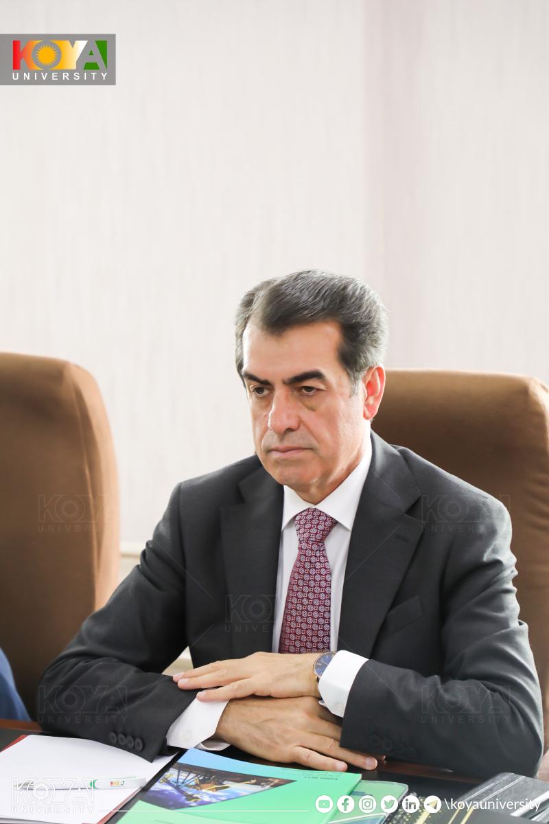 شاندێکی وەزارەتی ژینگەی عێراق سەردانی زانکۆی کۆیەیان کرد