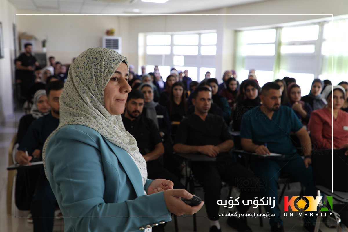 Koya University Faculty Member Presents Seminar for Nurses at Shahid Dr. Khalid Hospital