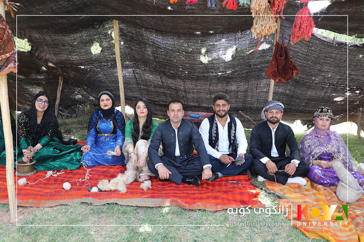 ڕەشماڵی کوردەواری لە زانکۆی کۆیە