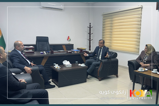 Koya University Delegation, Led by the University President, Visits Sulaymaniyah Companies Directorate