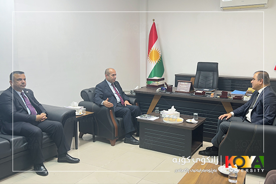 Koya University Delegation, Led by the University President, Visits Sulaymaniyah Companies Directorate