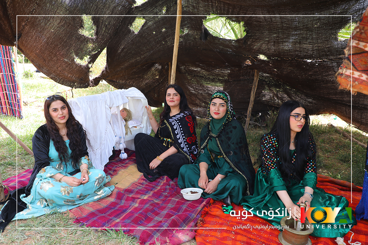 ڕەشماڵی کوردەواری لە زانکۆی کۆیە