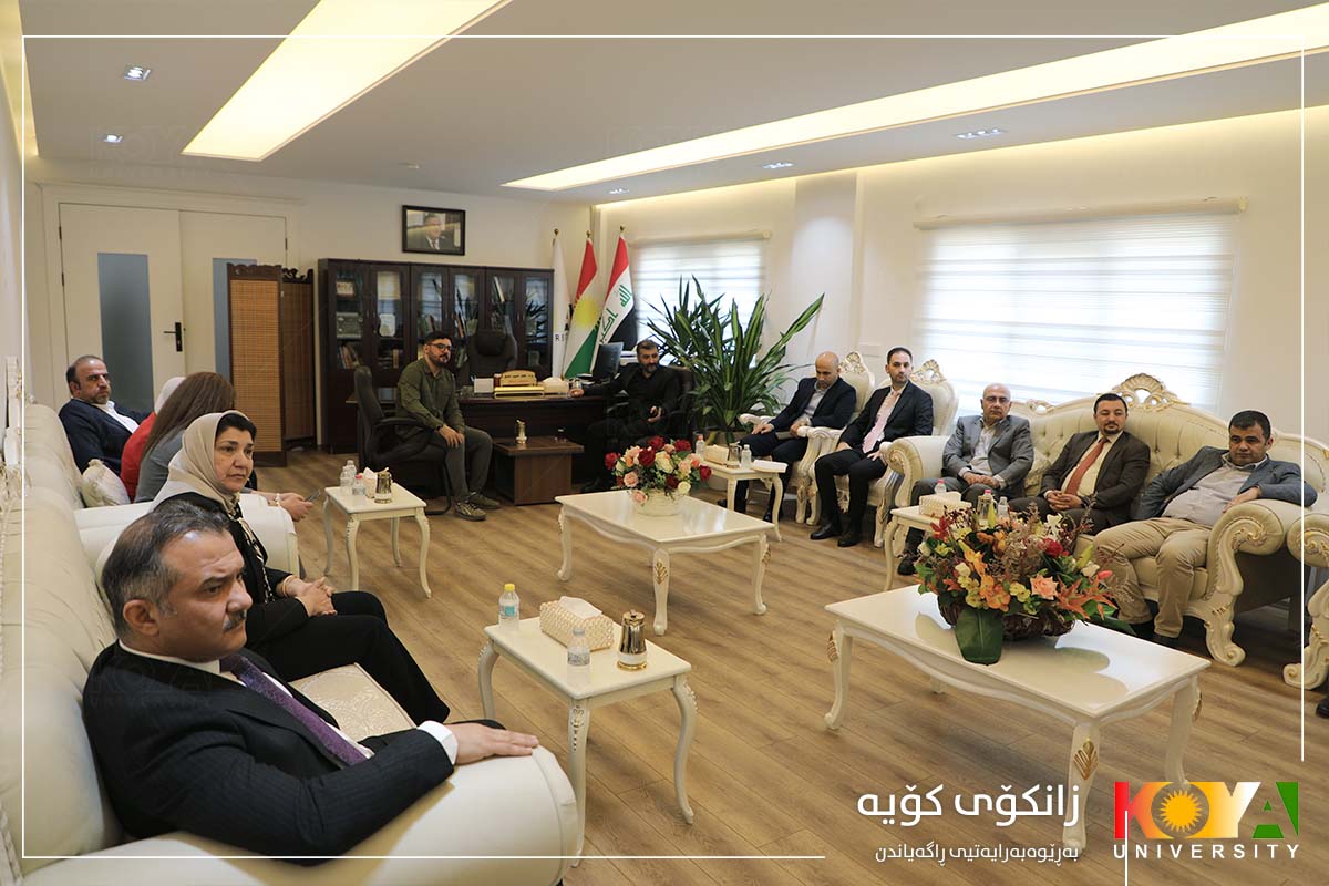 Koya University President Receives Delegation from Dutch Consulate General