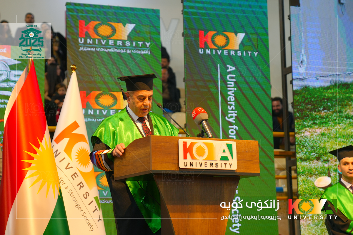 سەرۆکی زانکۆی کۆیە "زانکۆی کۆیە مەبەستییەتی وەک لێی چاوەڕوان دەکرێت ببێتە سەرچاوەیەکی گرینگ بۆ گەشەی کۆمەڵایەتی، ئابووری، زانستی و مەعریفی لە کۆیە و ناوچەکە"
