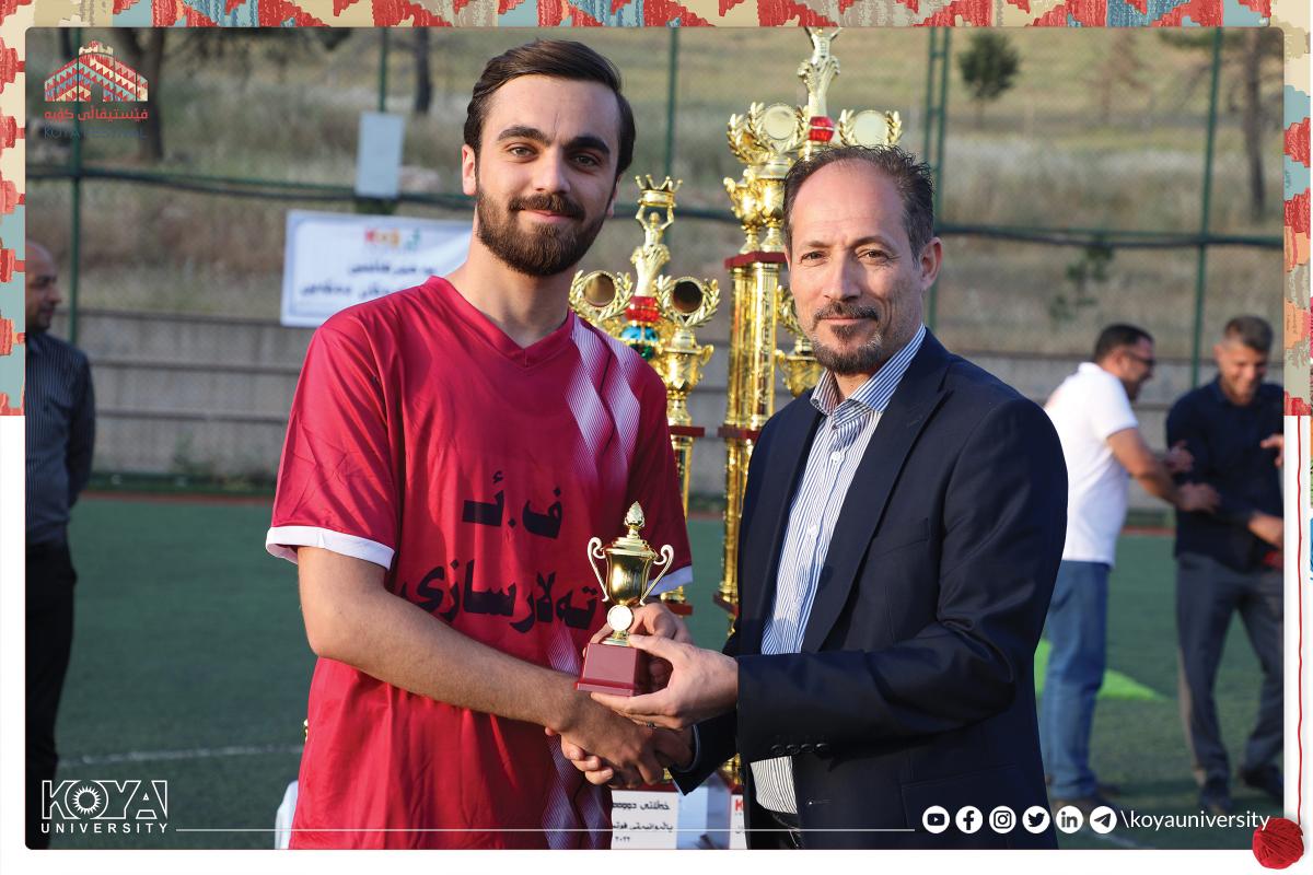 یاریی کۆتایی خولی فووتساڵی خوێندکاران لە زانکۆی کۆیە بەڕێوەچوو