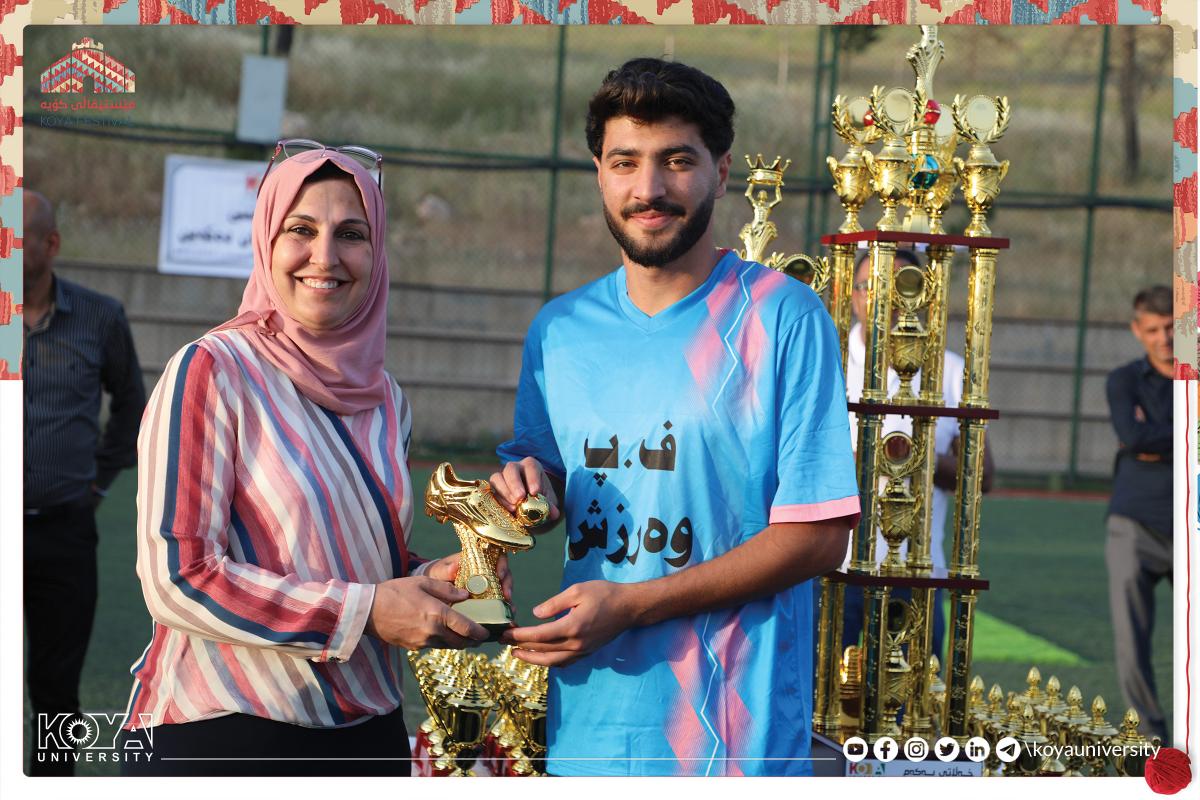 یاریی کۆتایی خولی فووتساڵی خوێندکاران لە زانکۆی کۆیە بەڕێوەچوو