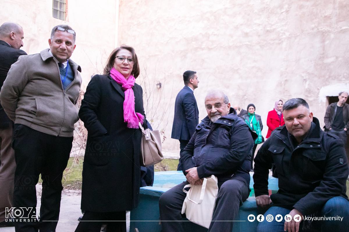 میوانەکانی کۆنفرانسی نێودەوڵەتیی (کەلەپوور لە مەترسیدایە) سەردانی شوێنەوارە دێرینەکانی شاری کۆیەیان کرد