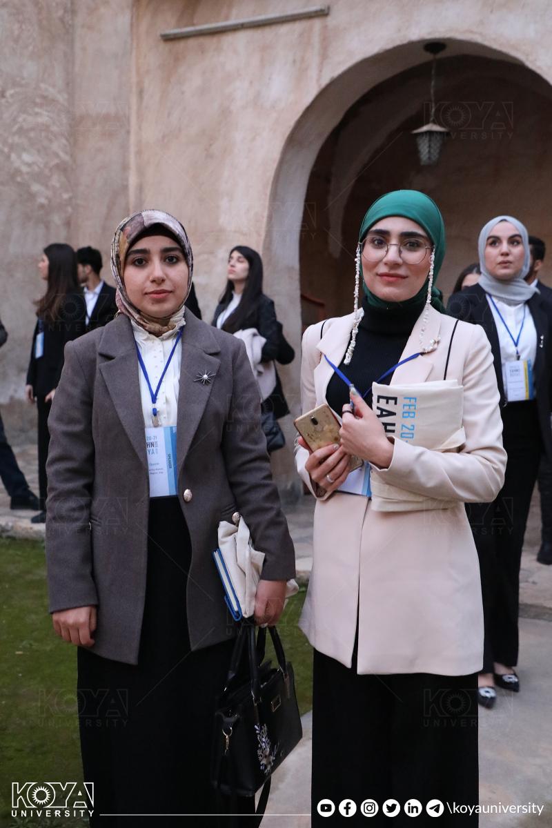 میوانەکانی کۆنفرانسی نێودەوڵەتیی (کەلەپوور لە مەترسیدایە) سەردانی شوێنەوارە دێرینەکانی شاری کۆیەیان کرد