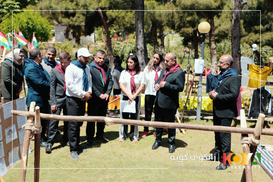 Koya University President Visits Scouting Camp for Faculty of Physical Education Students