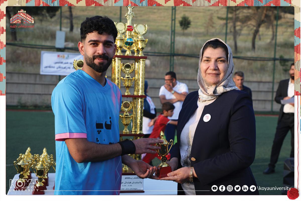 یاریی کۆتایی خولی فووتساڵی خوێندکاران لە زانکۆی کۆیە بەڕێوەچوو