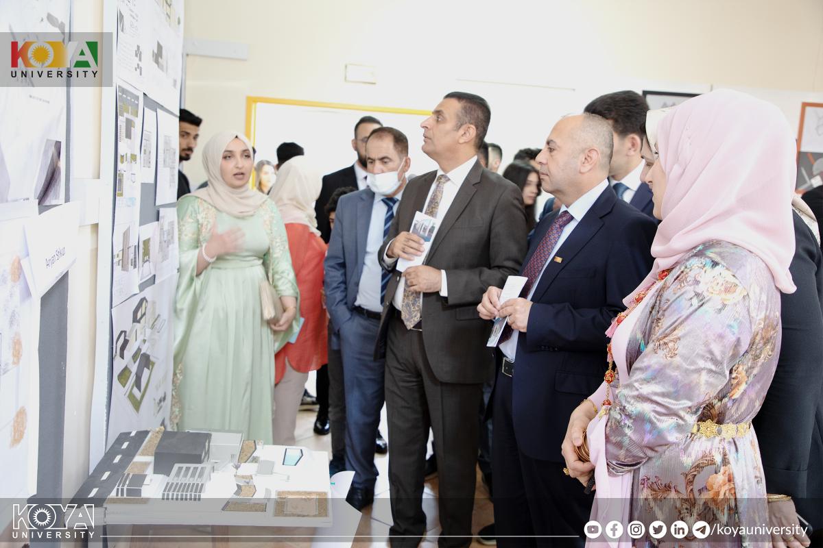 پێشانگای ساڵانەی بەشی ئەندازیاریی تەلارسازیی زانکۆی کۆیە بەڕێوەچوو
