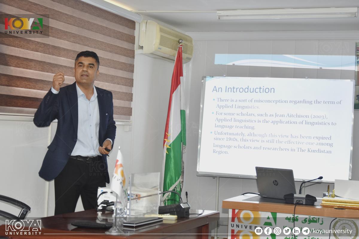 بەشی زمانی ئینگلیزی لە فاکەڵتیی پەروەردەی زانکۆی کۆیە وۆرکشۆپێکی بەڕێوەبرد
