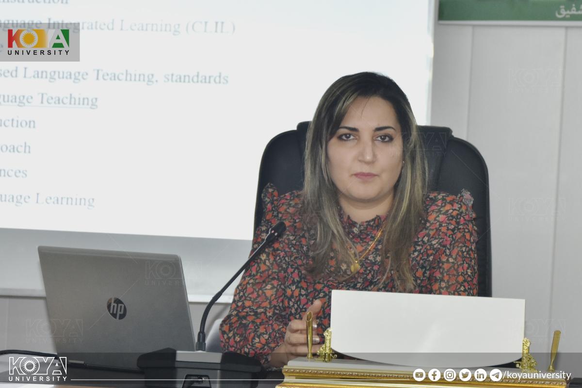 بەشی زمانی ئینگلیزی لە فاکەڵتیی پەروەردەی زانکۆی کۆیە وۆرکشۆپێکی بەڕێوەبرد