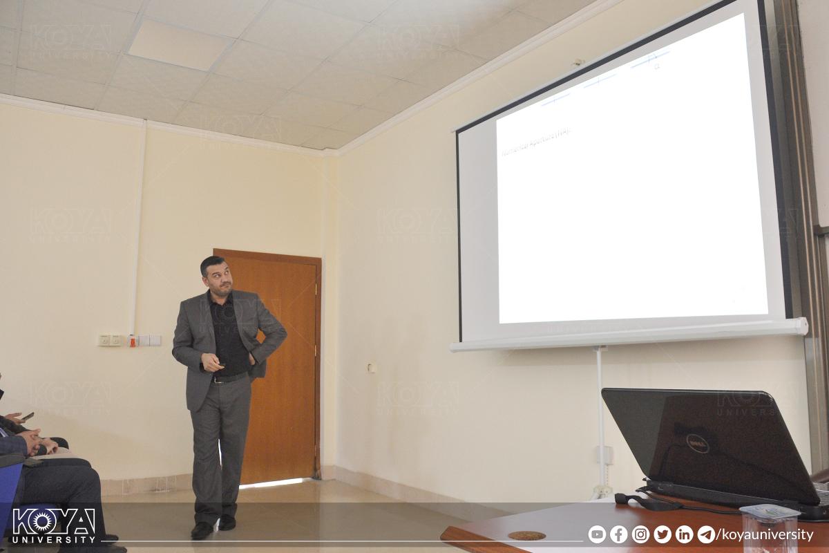 بەشی فیزیای زانکۆی کۆیە وۆرکشۆپێکی بەڕێوەبرد