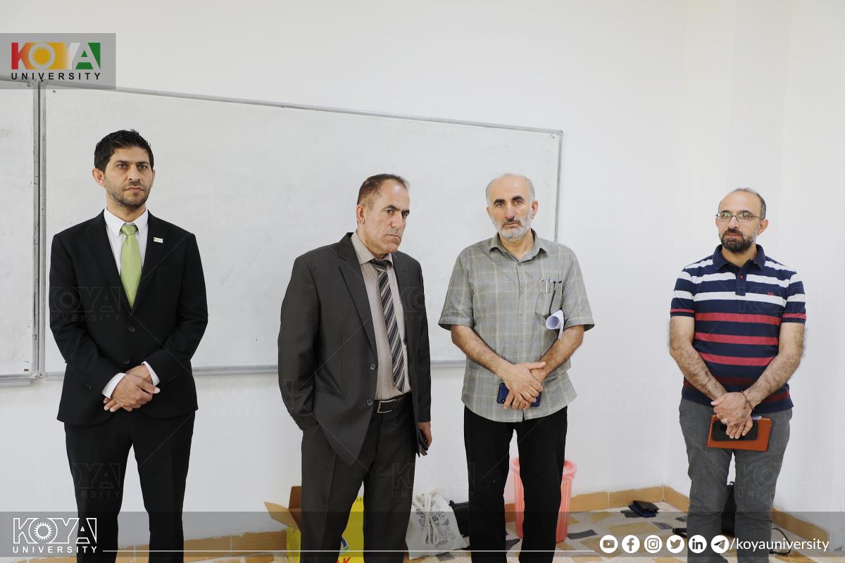 بەڕێز سەرۆکی زانکۆ بەڕێوەچوونی پرۆسەی تاقیکردنەوەکانی لە فاکەڵتییەکانی زانست و تەندروستی و ئەندازیاری بەسەرکردەوە