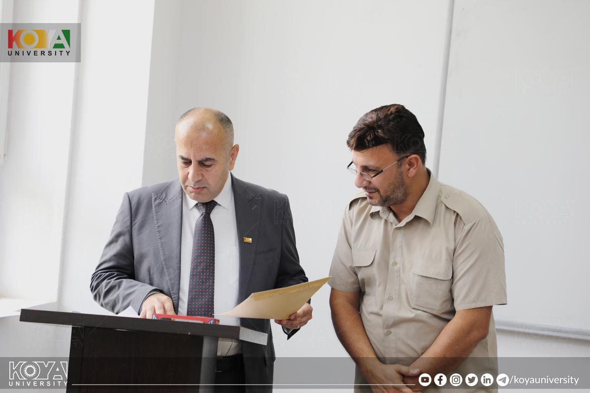 بەڕێز سەرۆکی زانکۆ بەڕێوەچوونی پرۆسەی تاقیکردنەوەکانی لە فاکەڵتییەکانی زانست و تەندروستی و ئەندازیاری بەسەرکردەوە