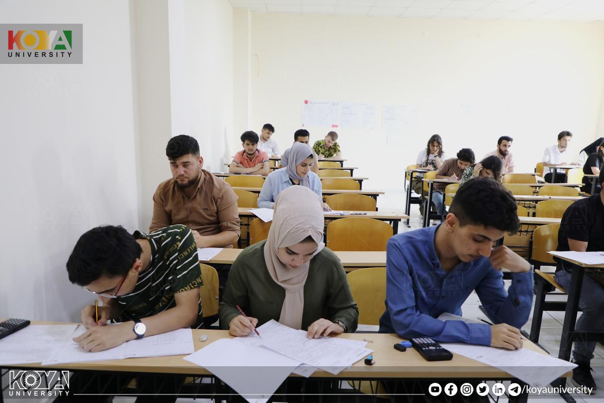بەڕێز سەرۆکی زانکۆ بەڕێوەچوونی پرۆسەی تاقیکردنەوەکانی لە فاکەڵتییەکانی زانست و تەندروستی و ئەندازیاری بەسەرکردەوە
