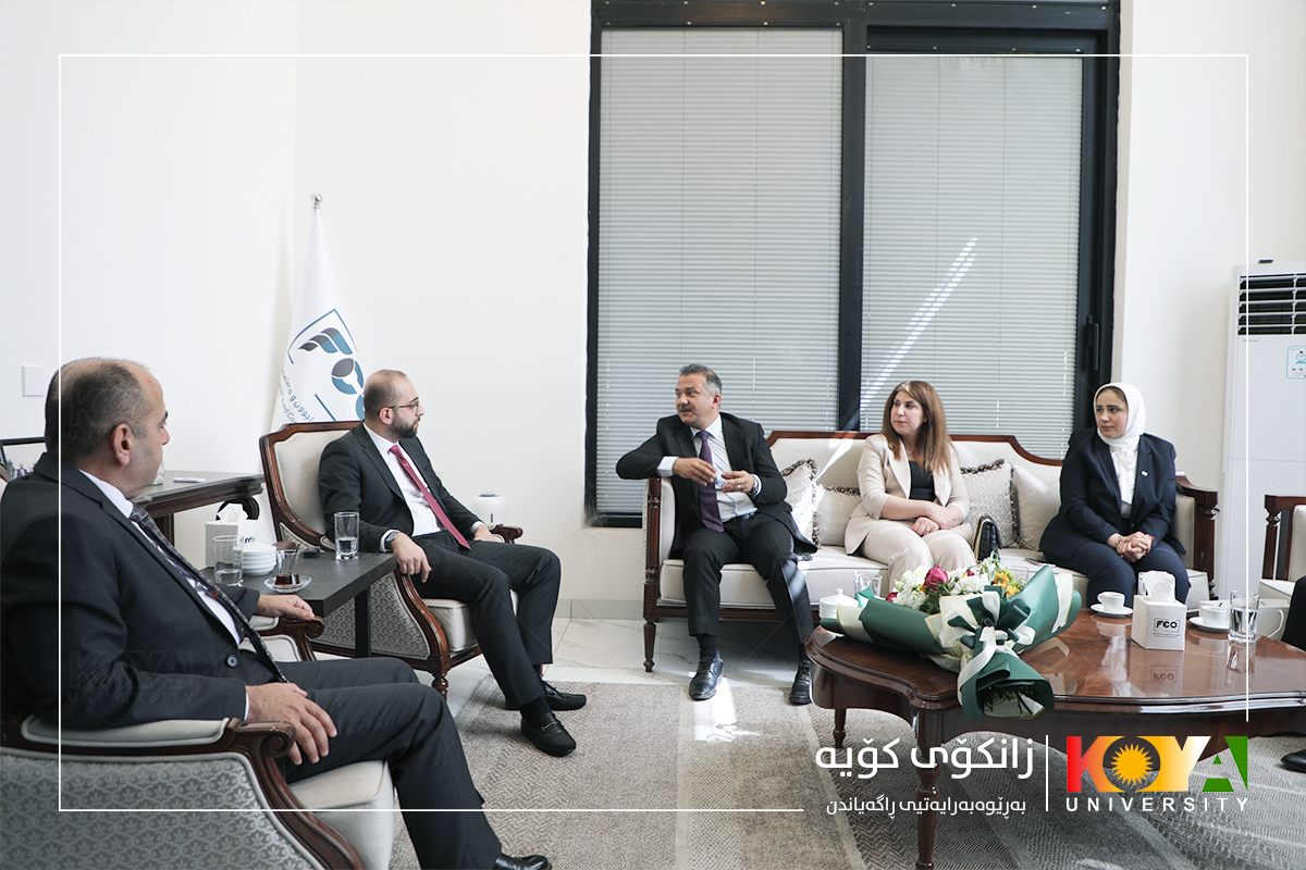 A delegation from Koya University visits the FCO of the Deputy Prime Minister of the Kurdistan Region