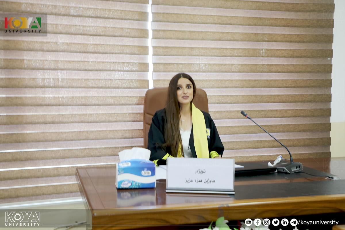 لە بەشی زمانی ئینگلیزی ماستەرنامەی خوێندکار هاوژین همزە عزیز تاوتوێکرا