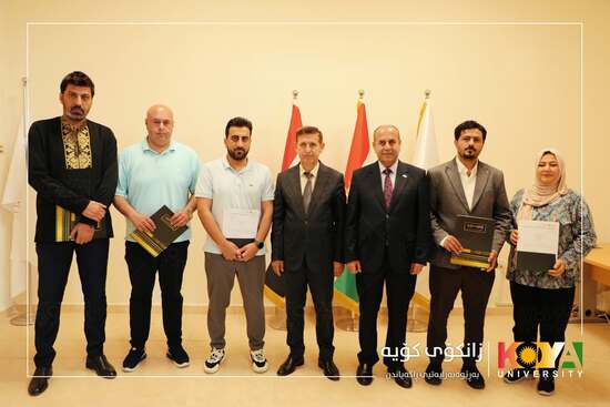 Koya University President Honors Organizers and Winners of the Table Tennis Championship