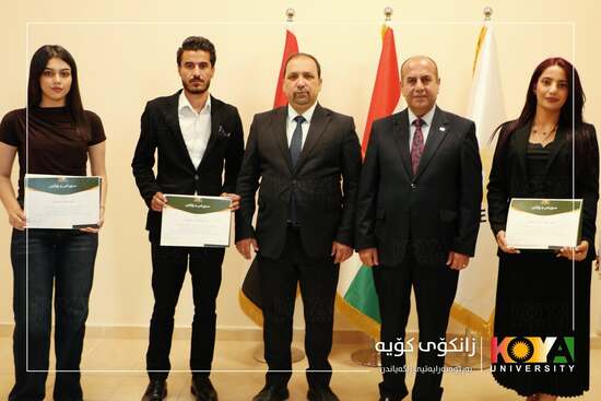 Koya University President Honors Organizers and Winners of the Table Tennis Championship
