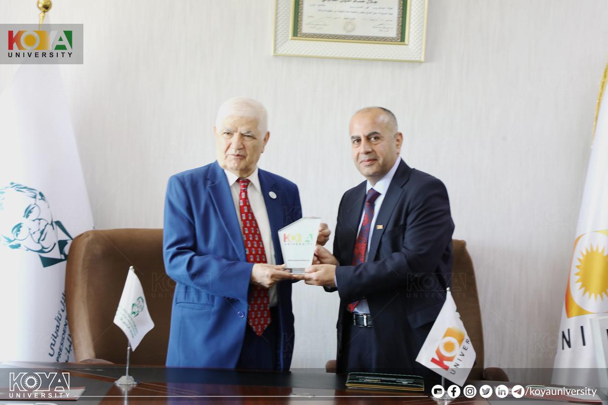 زانکۆی کۆیە و دامەزراوەی سەرۆک جەلال تاڵەبانی یادداشتنامەیەکی لێکتێگەیشتنیان واژوو کرد