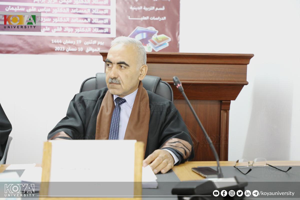 لە فاکەڵتیی پەروەردە گفتوگۆی ماستەرنامەی خوێندکارێک بەڕێوەچو