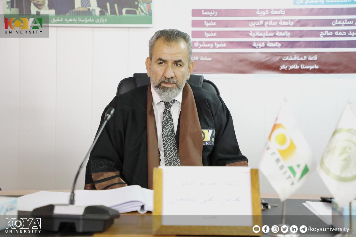 لە فاکەڵتیی پەروەردە گفتوگۆی ماستەرنامەی خوێندکارێک بەڕێوەچو