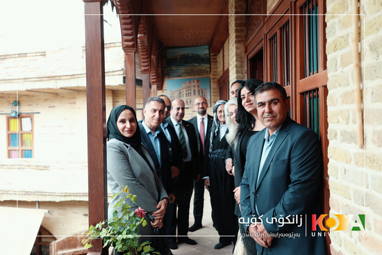 Koya University President Visits "Kurdish Heritage Revival" Organization in Sulaymaniyah