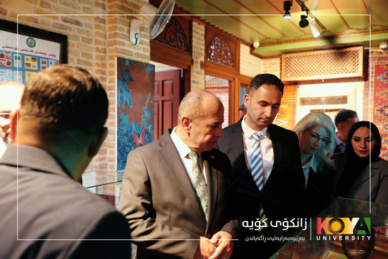 Koya University President Visits "Kurdish Heritage Revival" Organization in Sulaymaniyah