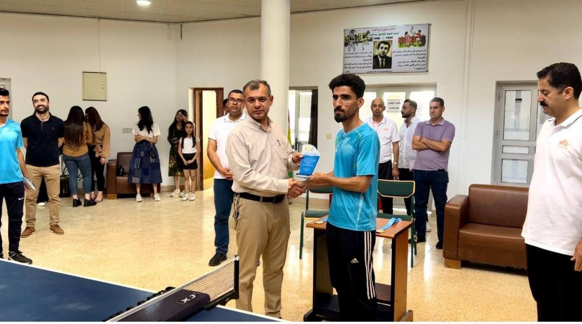 یاریی کۆتایی خولی تێنسی سەرمێزی زانکۆی کۆیە بەڕێوەچوو