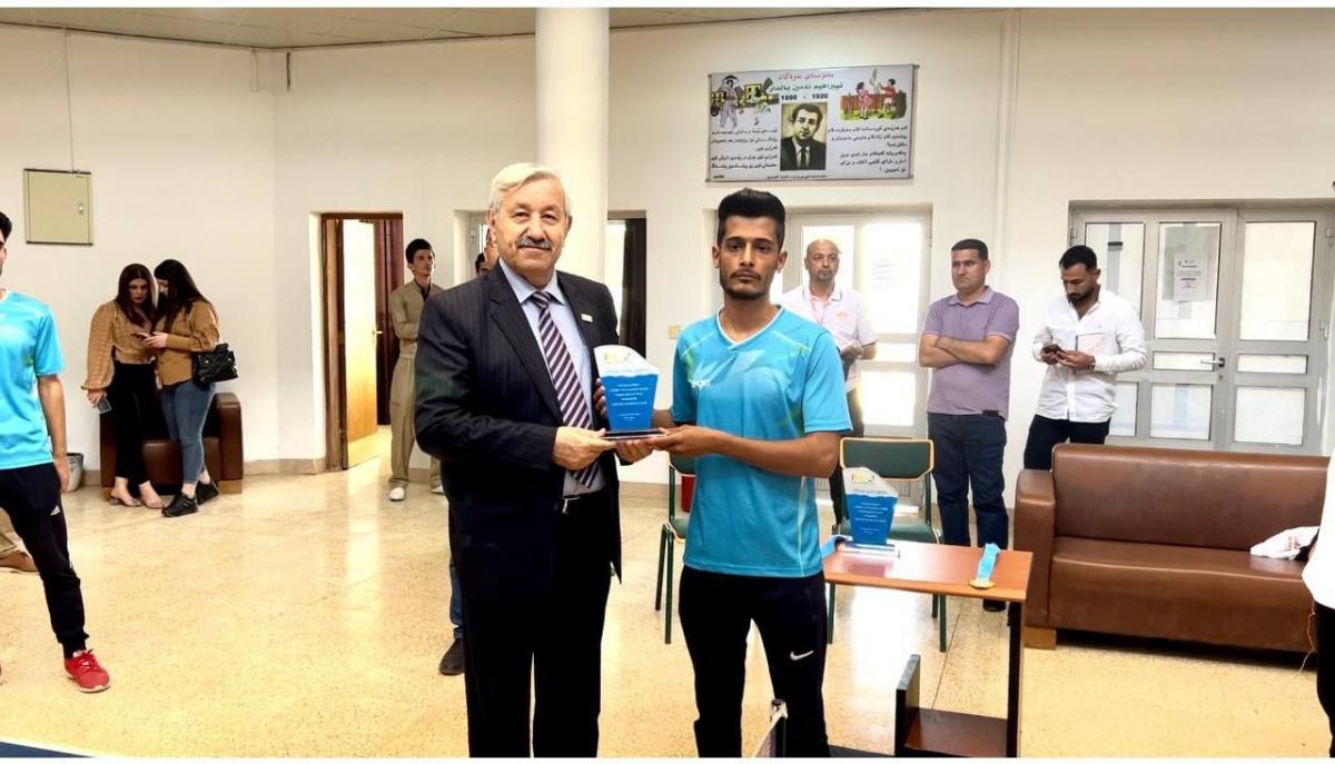 یاریی کۆتایی خولی تێنسی سەرمێزی زانکۆی کۆیە بەڕێوەچوو