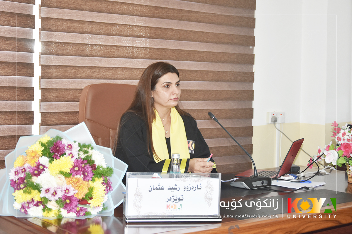 لە بەشی زمانی ئینگلیزیی فاکەڵتیی زانستە مرۆڤایەتی و کۆمەڵایەتییەکان گفتوگۆکردنی تێزی دکتۆرای خوێندکار " ئارەزوو رشید عثمان " بەڕێوەچوو 