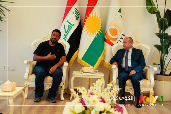 Koya University President Receives Delegation from Doctors Without Borders (MSF)