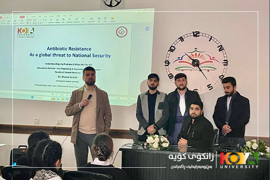Koya University Medical Students Conduct Awareness Seminars in Local High Schools