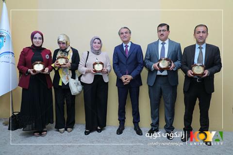 Five Koya University Faculty Members Receive the "Scientific Innovation" Award at the Kurdistan Region Level