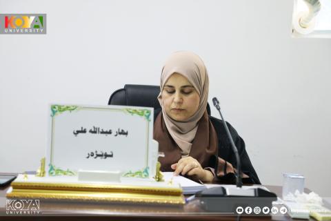 لە فاکەڵتیی پەروەردەی زانکۆی کۆیە ماستەرنامەیەک سەبارەت بە شێوە ئاخاوتنی شاری کەرکووک گفتوگۆ کرا