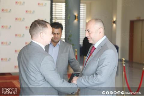 A Delegation From Gazprom Company Visited Koya University 