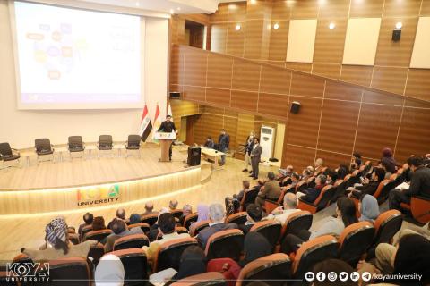 زانکۆی کۆیە ڕۆژی جیهانیی زمانی دایکی بەرز ڕاگرت