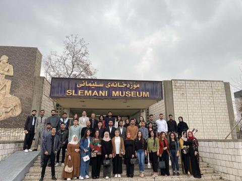 خوێندکارانی قۆناغی یەکەمی بەیانیان و ئێوارانی بەشی مێژوو سەردانێکی زانستییان کرد