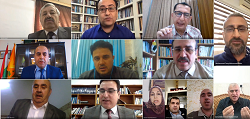 KOU Council and Head of Departments had an Online Video Conference on e-Learning at the University