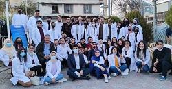 SMED at KOU Helping Koya Community by Launching a Project of “Covid-19 and it's Relation to Diabetes and Hypertension”