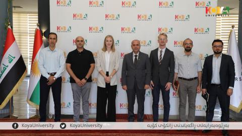 A Delegation from Pinnacle Teaching Solutions Visit Koya University